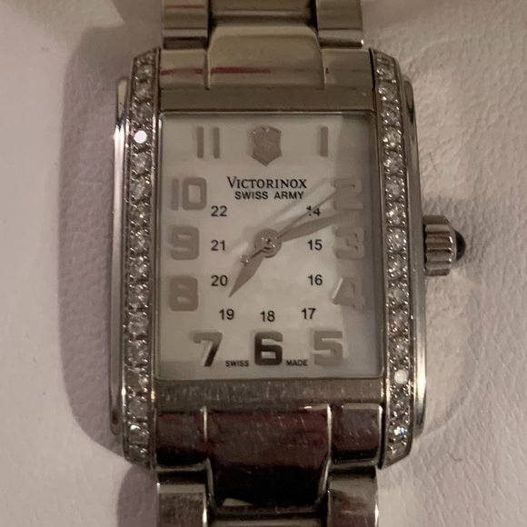 Swiss Army Women's Vivante Rectangle Diamond Watch - Picture 3 of 3